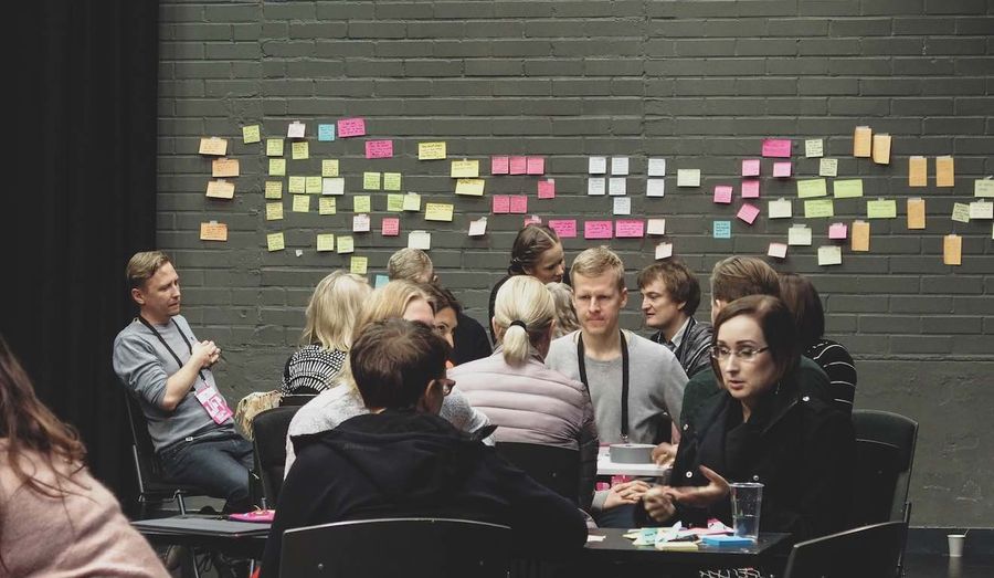 Photo of people participating in a training session
